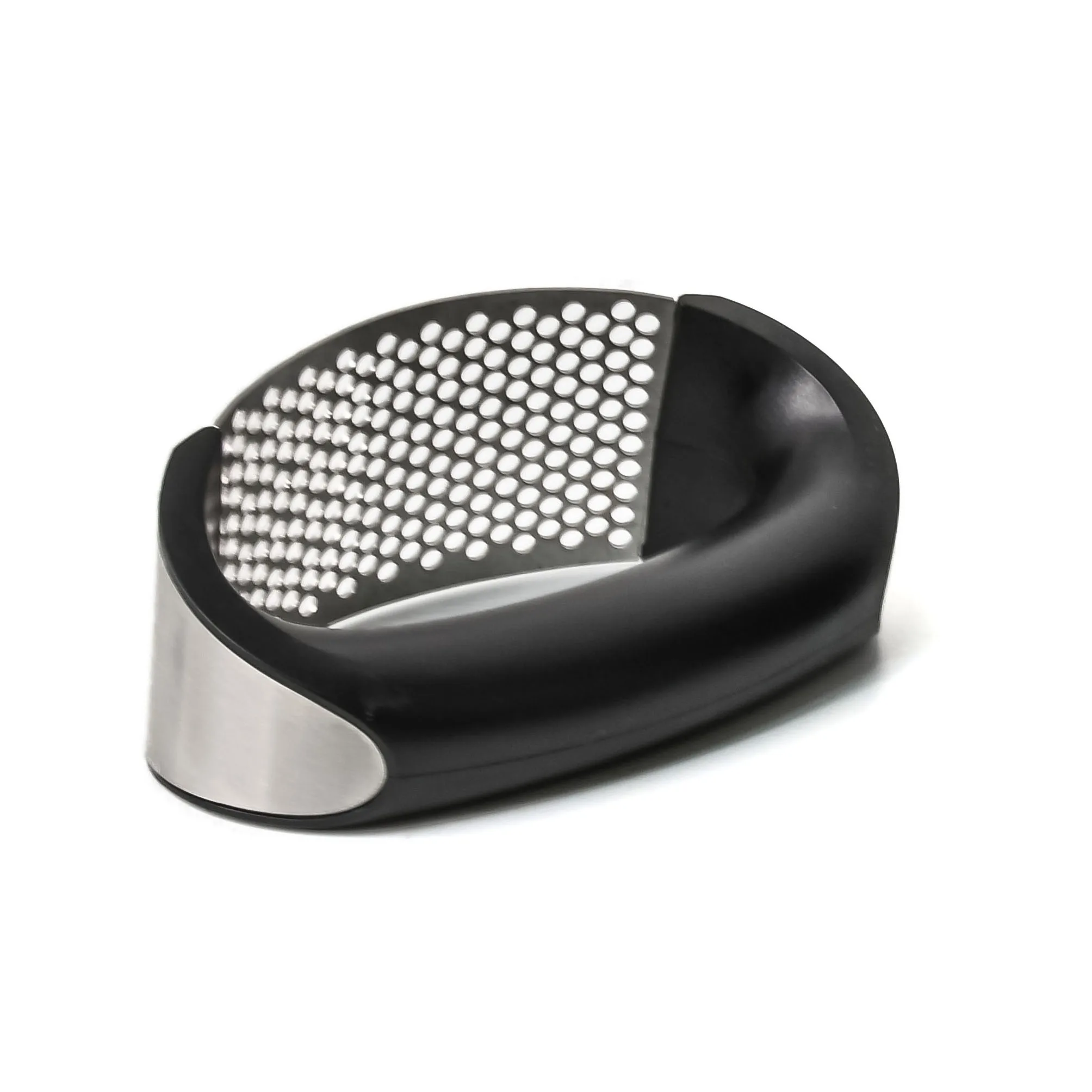 
3 pcs black silicone garlic peeler stainless steel garlic press cutter set with brush 