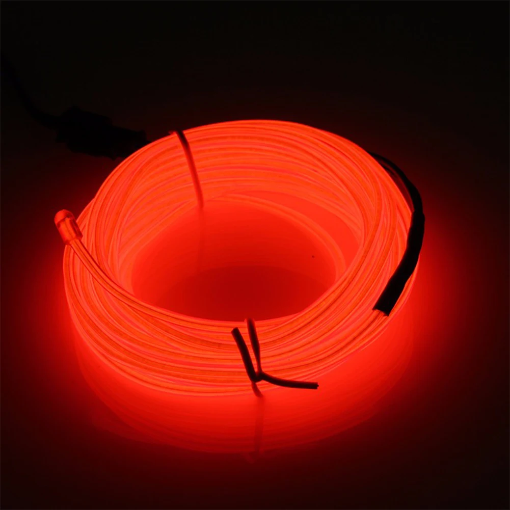 Electroluminescent 10M 2.3mm color changing el wire