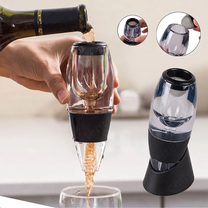 Magic Aerator Set Family Party Bar Essential Red Wine Equipment Bar Accessories Portable Wine Decanter with filter