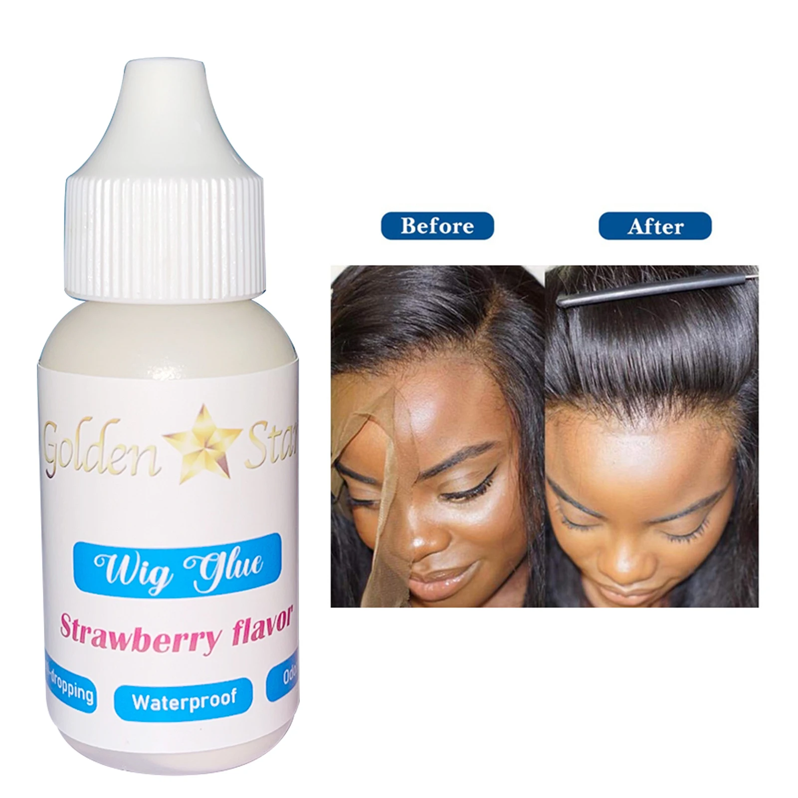 WaterProof Lace Wig Bonding clear Glue Invisible wig Adhesive glue for lace frontal and lace wig glue