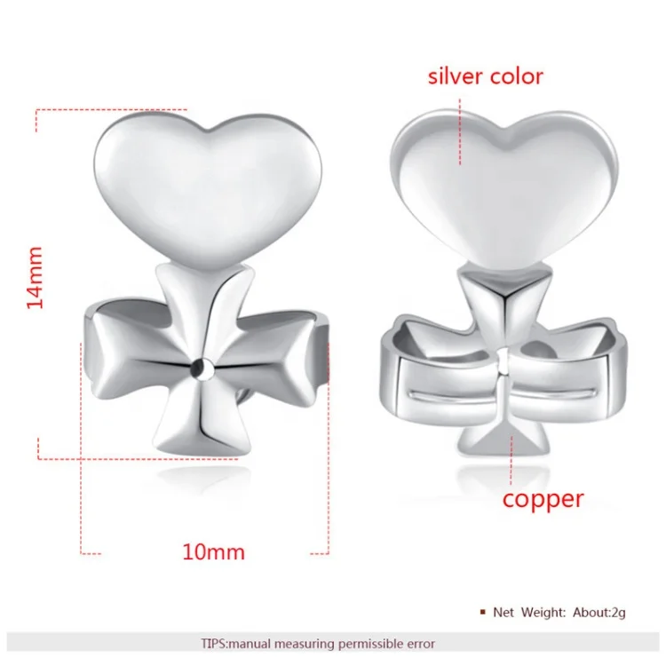 
Earring Accessories Metal Earring Backs Support Plug Lifts Fits all Post Earrings 