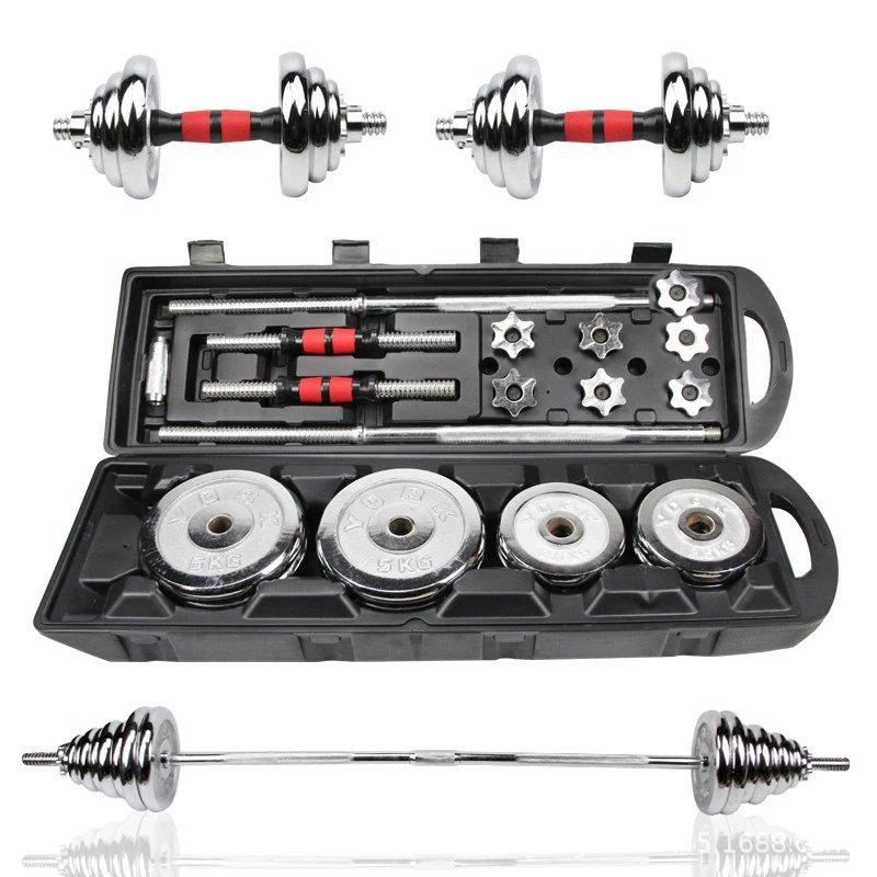 Wholesale Weights Dumbbells Set Chrome Barbell Dumbbell Weight Set Dumbbells Set 50 KG