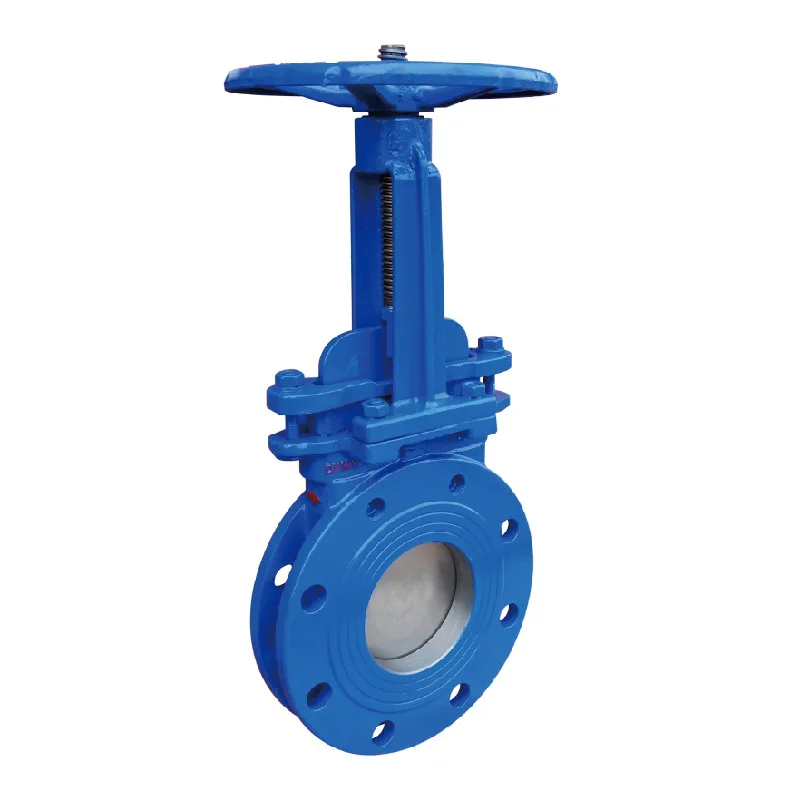 pn16 air operated knife type gate valve