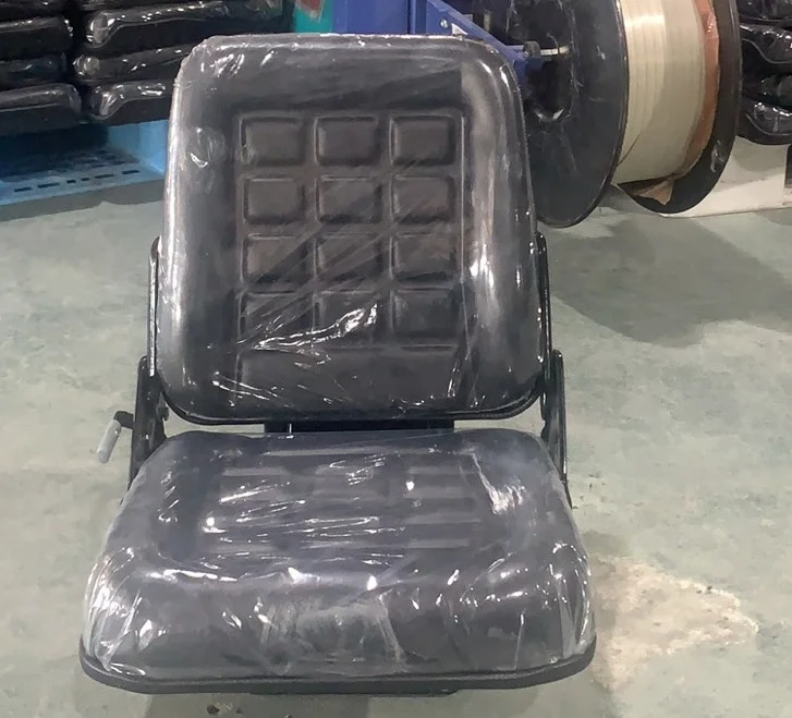 Comfortable Engineering Vehicles Machinery Tractor Forklift Driver Seat with Adjustable Weight Suspension