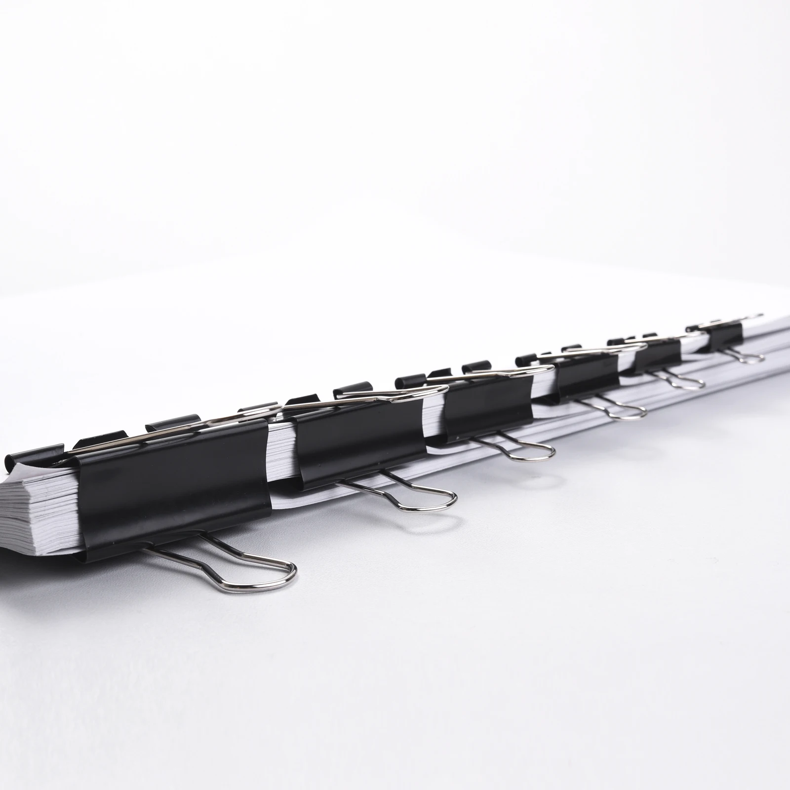 Wholesale multifunctional office stationery 51mm wide black binder folder large paper clip binder clip