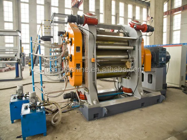 Автоматические три рулона резиновых листов, текстильные каландрирующие машины/конвейерная ленточная машина