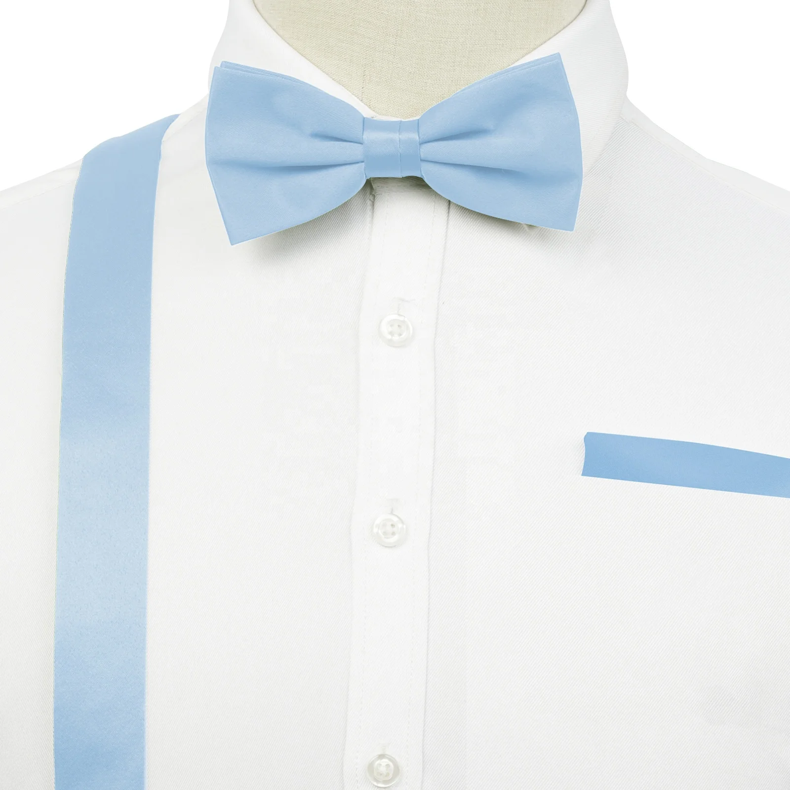 Custom Bowties Solid Color Pattern Bow Tie Adjustable Custom Polyester Bowties