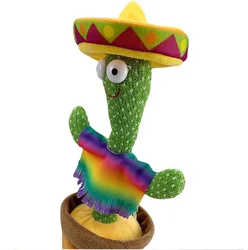Wholesale Soft Plush Toys Electric Cactus Toy Singing Talking Dancing Cactus Dancing Vocal Cactus Toy