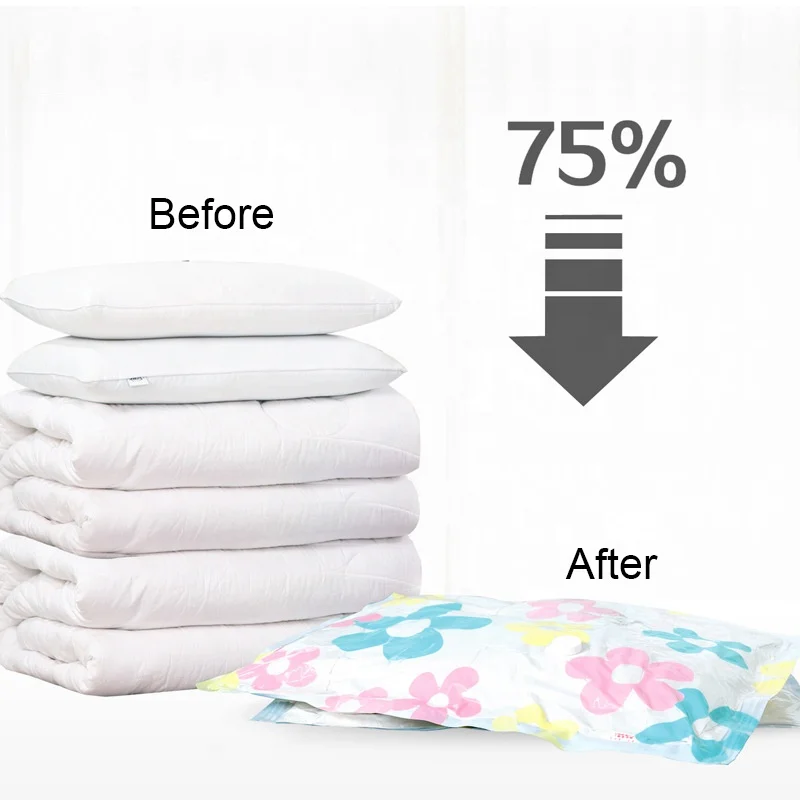 11pcs/set Vacuum Bags Wardrobe Closet Organizer Clothes Storage Bag Compression Seal Bags Quilts Pillows