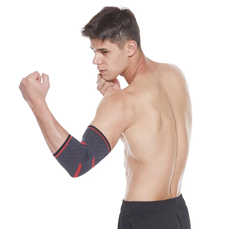 Wholesale Tennis Knitted Elbow Brace Basketball Elbow Support Sleeves
