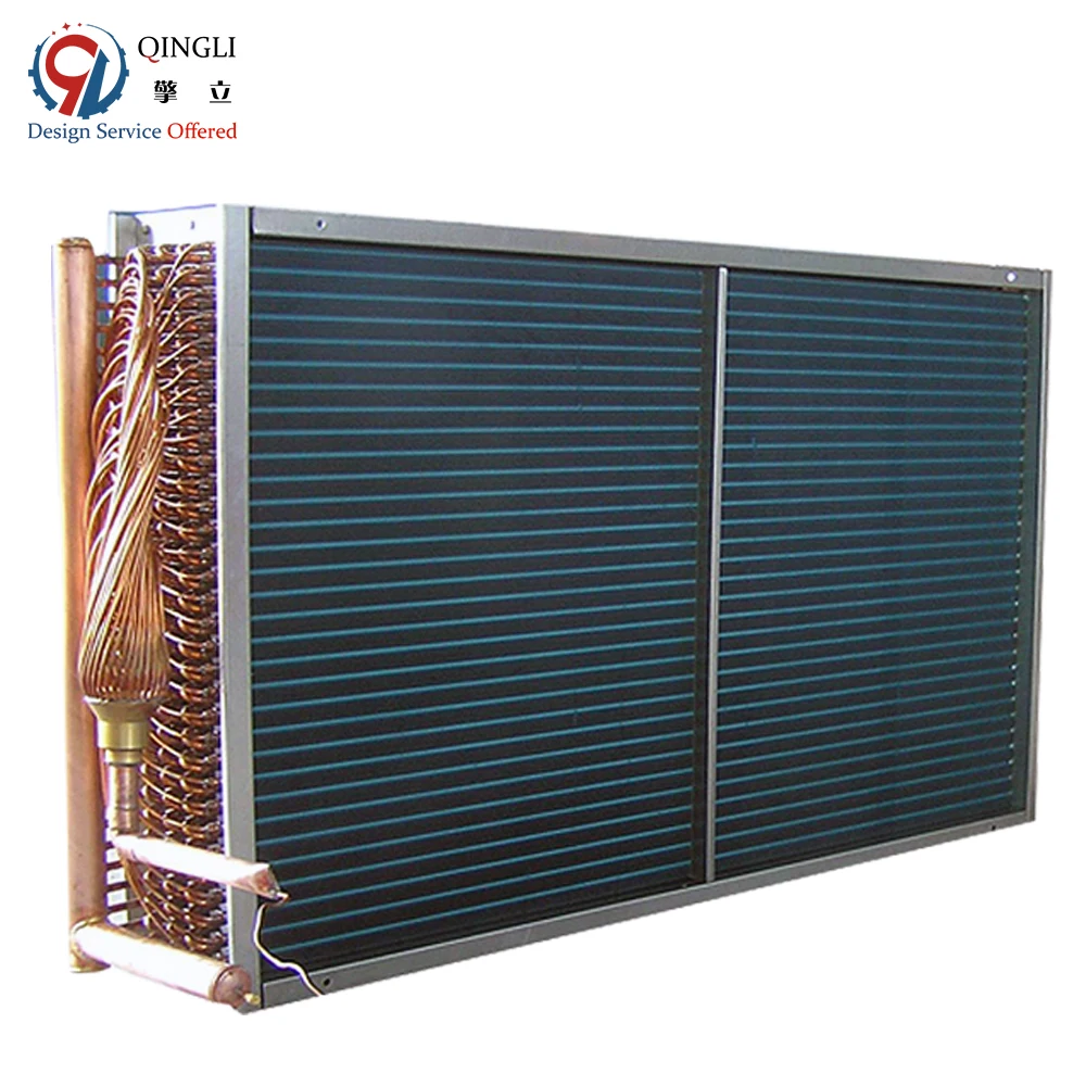 Refrigerator Freezer 24000BTU Chiller Fin Evaporator Water-Cooled Air-Cooled Condensing Evaporator