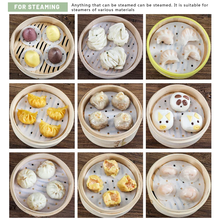 Parchment 8.5 Inch Square Demoulding Silicone Oil Absorb 6.3 Disposable Liner Air Fryer Paper