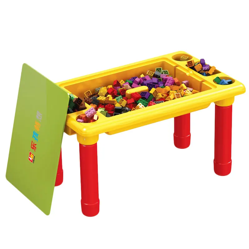 Для детского рукоделия в детском саду, Обучающие пластиковые блоки игрушки детей интернет-магазины стол строительные блоки