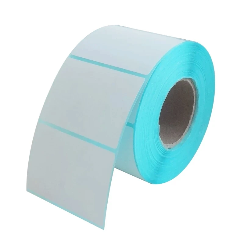 40mm*30mm*800pcs/roll Direct Thermal White Postage Labels Fit for Zebra Printer Paper Blank Rub Resistant Printable Label