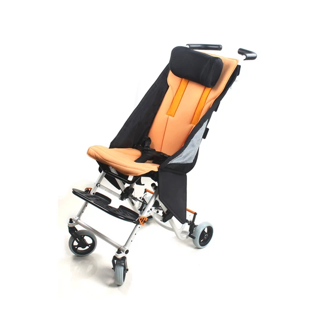 Folding aluminium lightweight baby stroller wheelchair