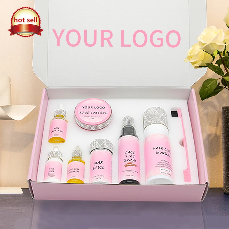 oem Best Selling Lace Tint Spray Strong Hold Lace Glue Wig Adhesive Lace Adhesive Waterproof  Private Label