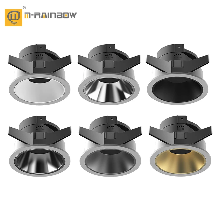Recessed Ceiling Frame Led Spotlight Housing Spot Light Gu10 Gu5.3 Rimmed Light Frame