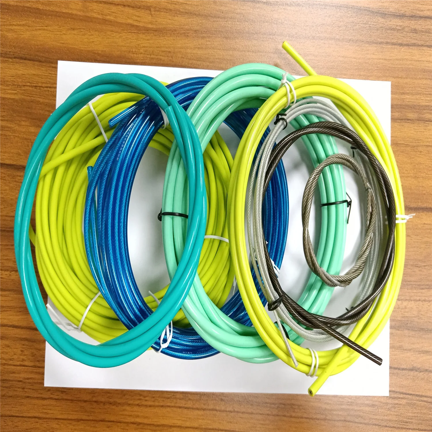 Многоцветный стальной трос с ПВХ пластиковым покрытием 1/6, высокопрочный трос из нержавеющей стали 8 мм