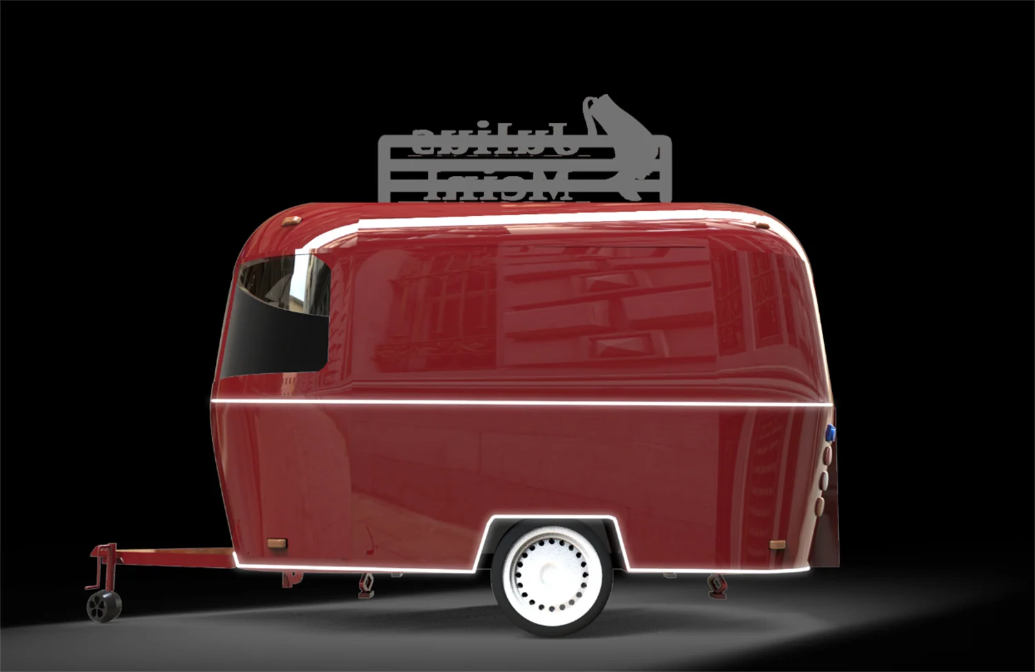 New Listing High Quality Multifunctional Airstream Bbq Food Trailers Fully Equipped for All Kinds of Food Catering