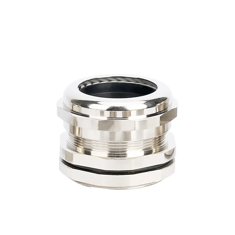 High quality M16 M12 IP68 brass cable glands waterproof nickel plated