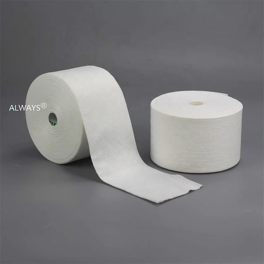 Dry and wet cotton soft towel disposable face towel extraction japan beauty salon cleaning towel roll machine