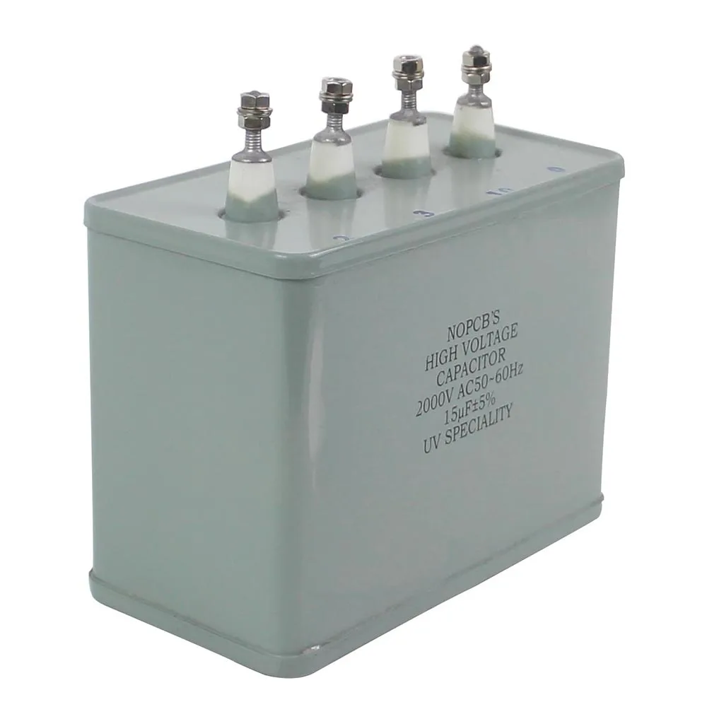 2000V 15uf 50 to 60 Hz high voltage capacitors for uv lamps