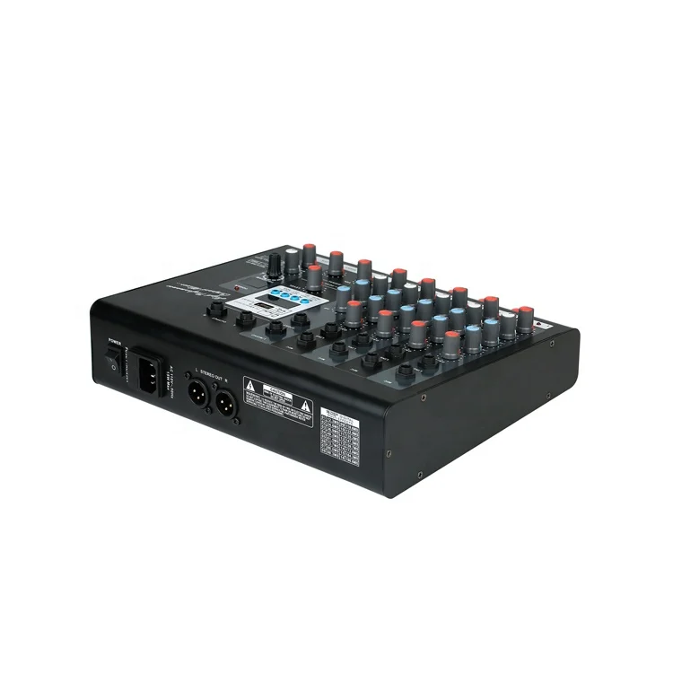 RIY-06U Studio Master Audio Mixer Console 6 Channel Audio Mixer