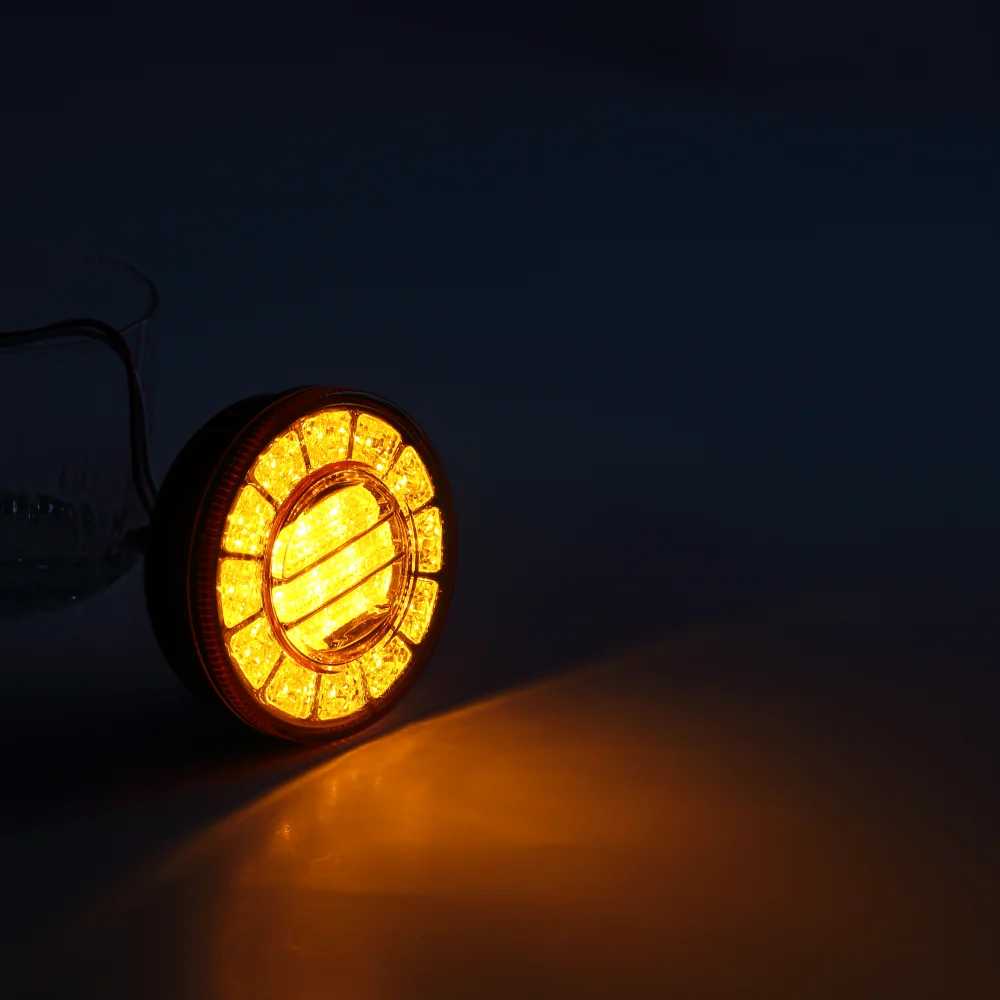 Auto Bus Trailer Truck 4 Inch Round LED Tail Lamp LED Truck Lights