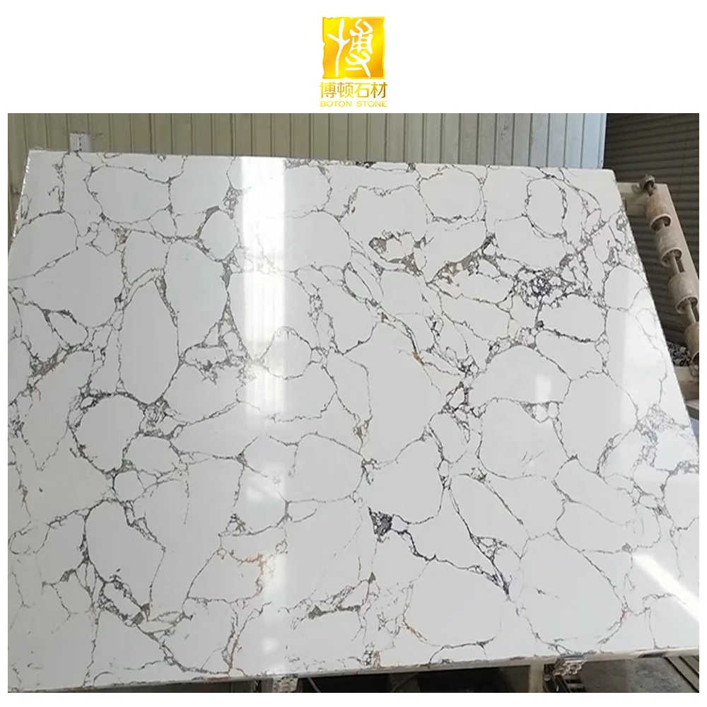 BOTON STONE 20mm Chinese Artificial Stone Marble Kitchen Engineered Gold Production Line