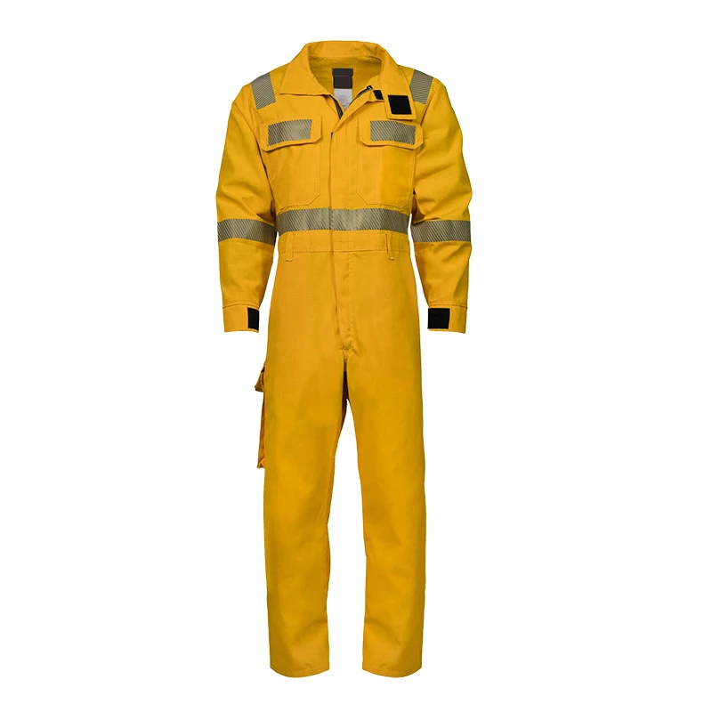 Wholesales Supplier Nomex Fire Fighter  Aramid Fireman Clothing Fire The forest Rescue Uniform Heat Resistance Safety Coverall S