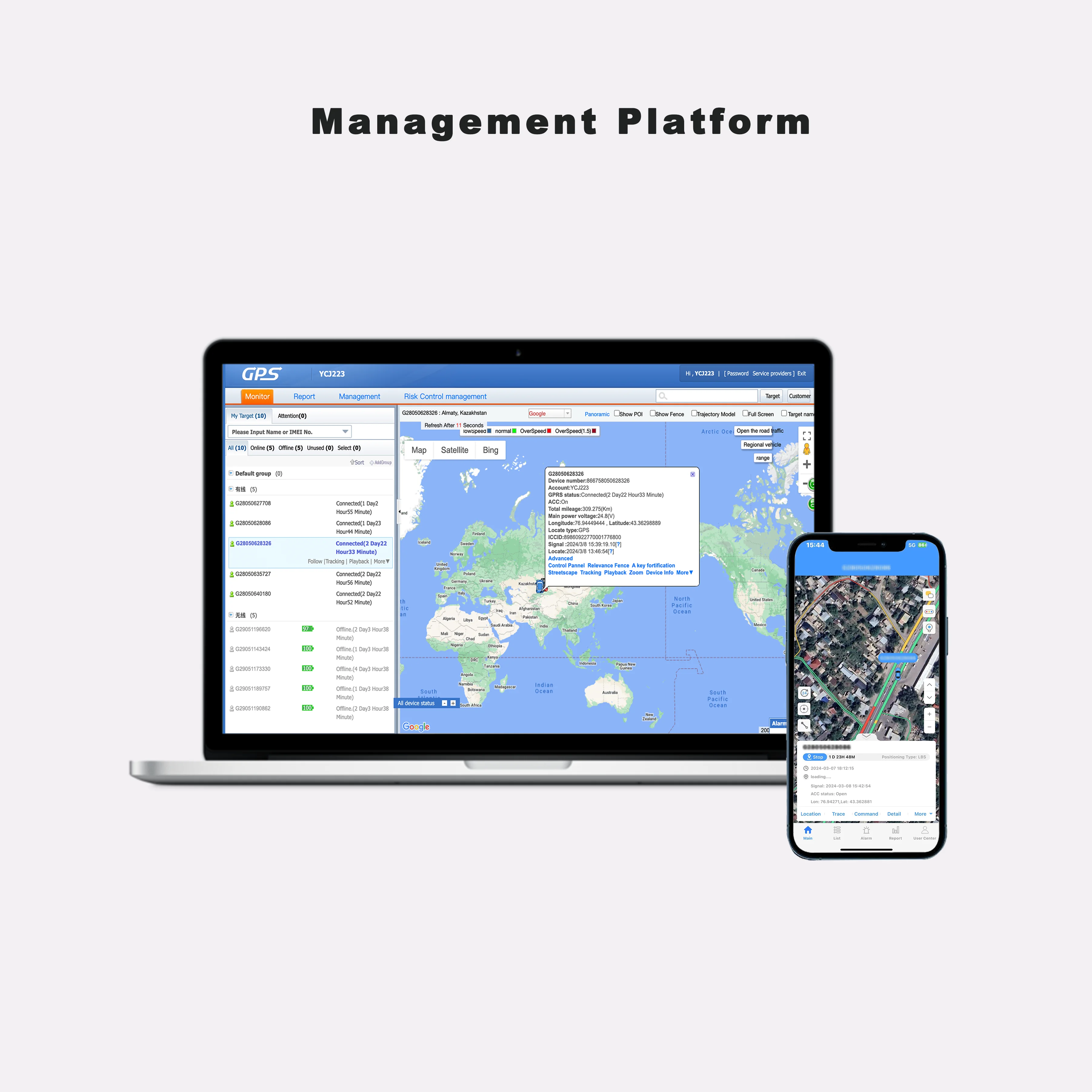 School management GPS tracker positioning 4G network supports management trackers in most parts of the world
