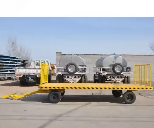 Customizable 3-Ton 2-Axle Luggage Trailer Steel Construction Trailer for Outdoor Use Color Style Optional