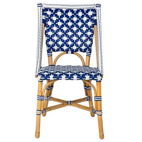 Cheap Aluminium PE Wicker Rattan Chair UV Resistant Options Color Outdoor