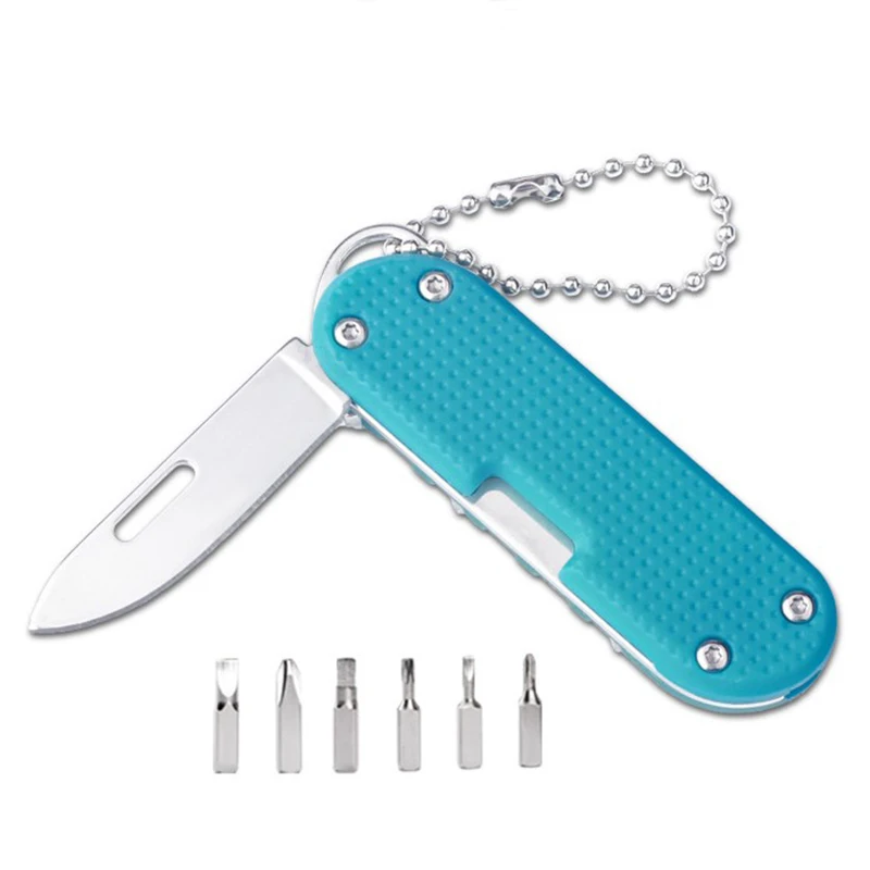 Multifunctional Folding Knife Outdoor Portable Key Knife Screw Combination Knife Tool