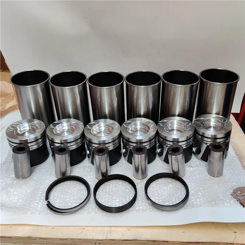 Yutong Zhongtong Bus Spare Parts KC1560030011 KC1560030010 Diesel Engine Parts Liner and Piston Kit Set for Sale