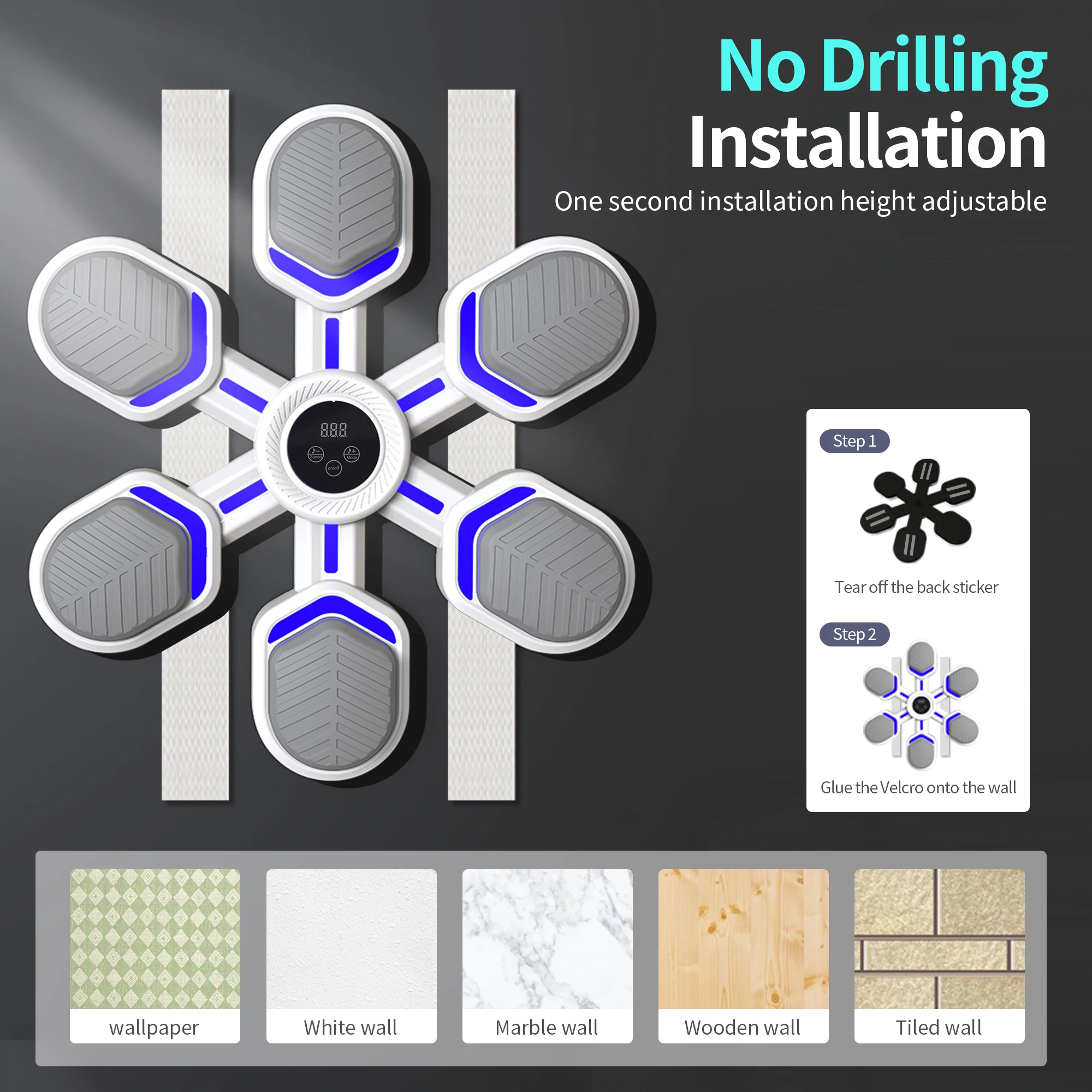 High Quality Intelligent Boxing Target Music Boxing Target Training Equipment Multifunctional Boxing Machine