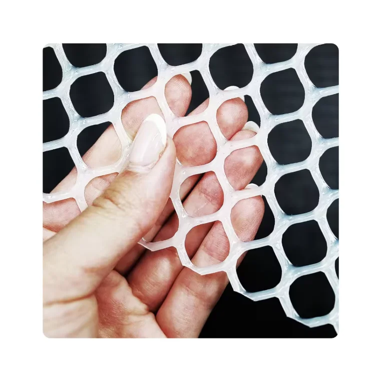 Professional Production Flat Mesh Net for Garden PVC Material Chicken Net Poultry Plastic Floor Mesh Net For Chicken