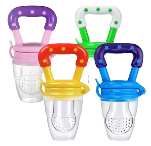 Silicone Nipple Teething Toy Reusable Food Feeder