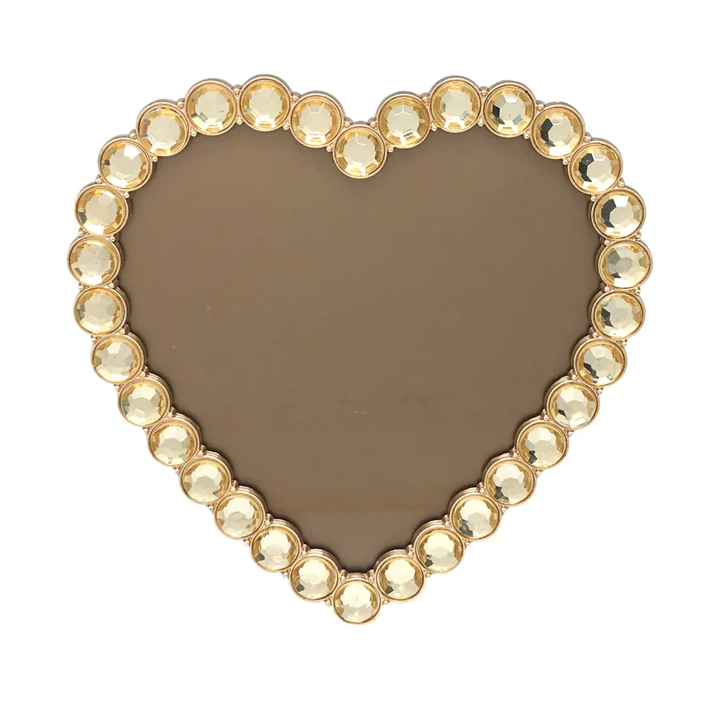 HOT SELLING HEART SHAPE CRYSTAL PHOTO FRAME FOR WEDDING