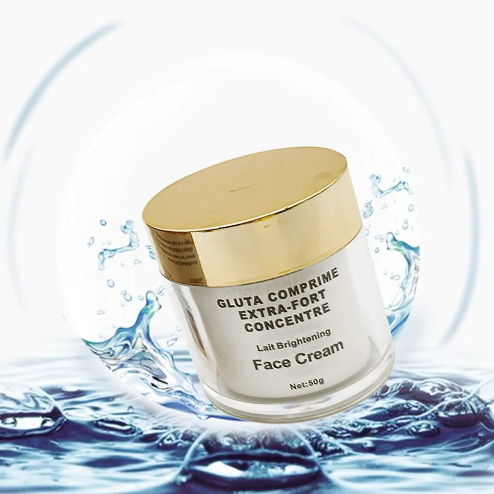 Making Skin Whiter Younger And Smoother Skin Care Lait Brightening Natural Face Cream Product With Gluta Collagen For Black Skin
