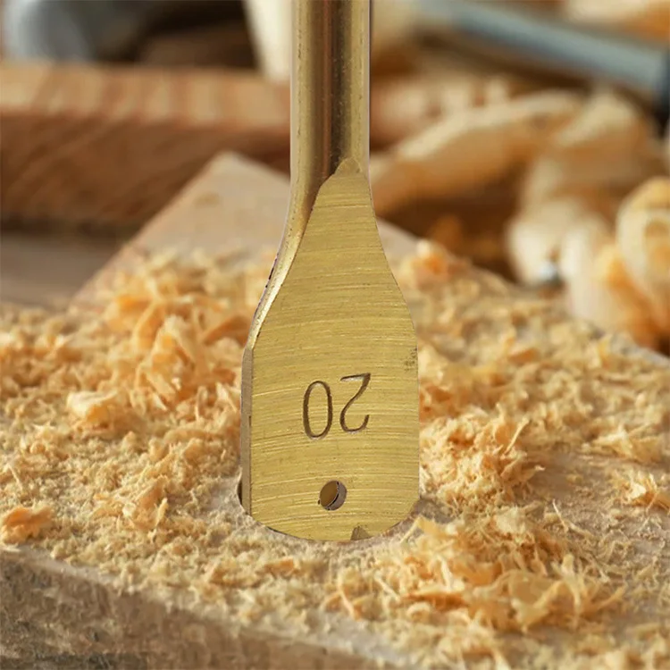 6PCS 10-25mm Carbon Steel Wood Boring Spade Drill Bit Set For Woodworking Drilling Tool