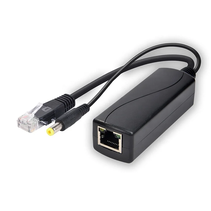 IEEE802.3af на гигабитный разделитель Poe DC Jack 5 5*2 1 мм power over Ethernet 48V-12V 2A сети