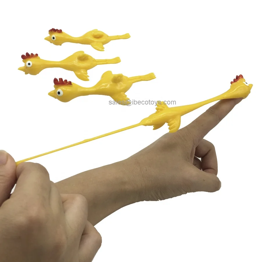 Rubber Stretchy Flying Dinosaurs Finger Slingshot Toys