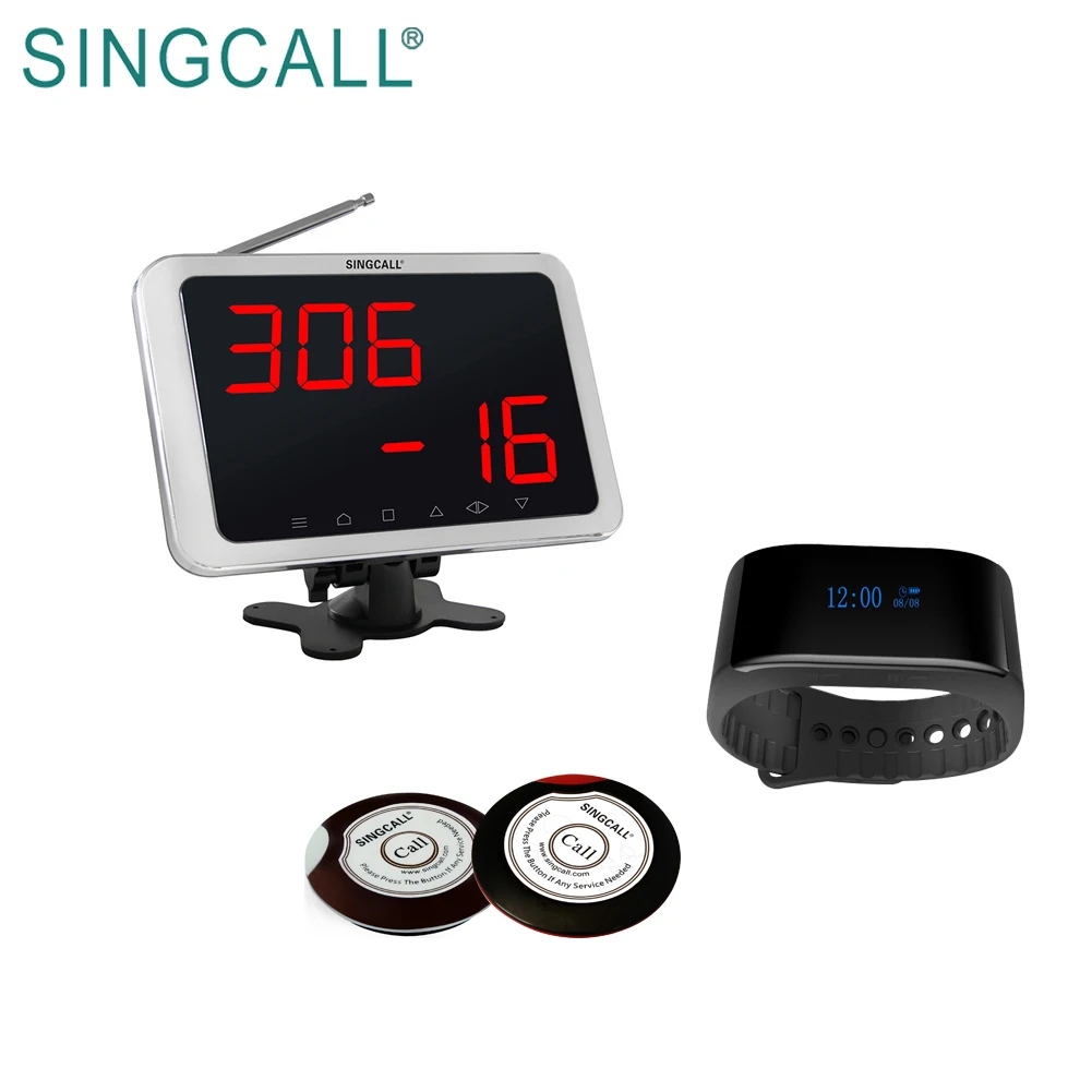 SINGCALL Hospital Hotel Restaurant Beeper Pager System