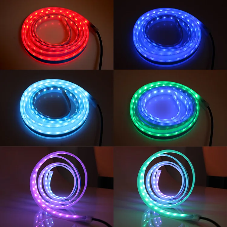 DIY Universal Car Hood Flexible Led Strip Light 12V White Daytime Running Lights Decoration Backlight Long Auto Atmospere Lamp