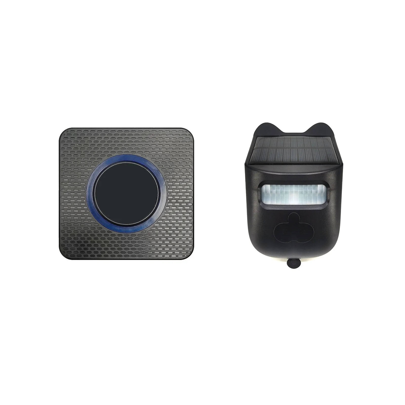 1/2 Mile Long Range Solar Powered Wireless Pir Motion Sensor Driveway Security Alert Alarm