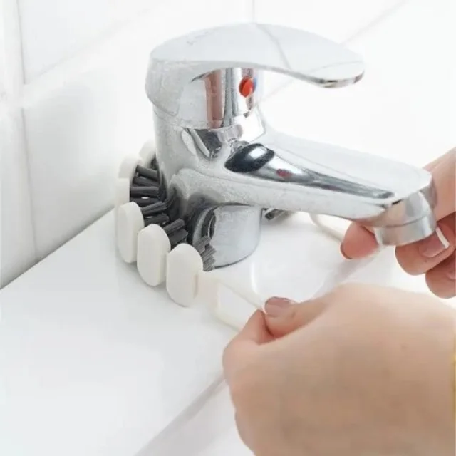 Faucet Cleaning Brush Kitchen Degreasing Brush Bendable Gap Cleaning Tool Kitchen Bathroom Bathtub Pipe Sink Cleaning Brush