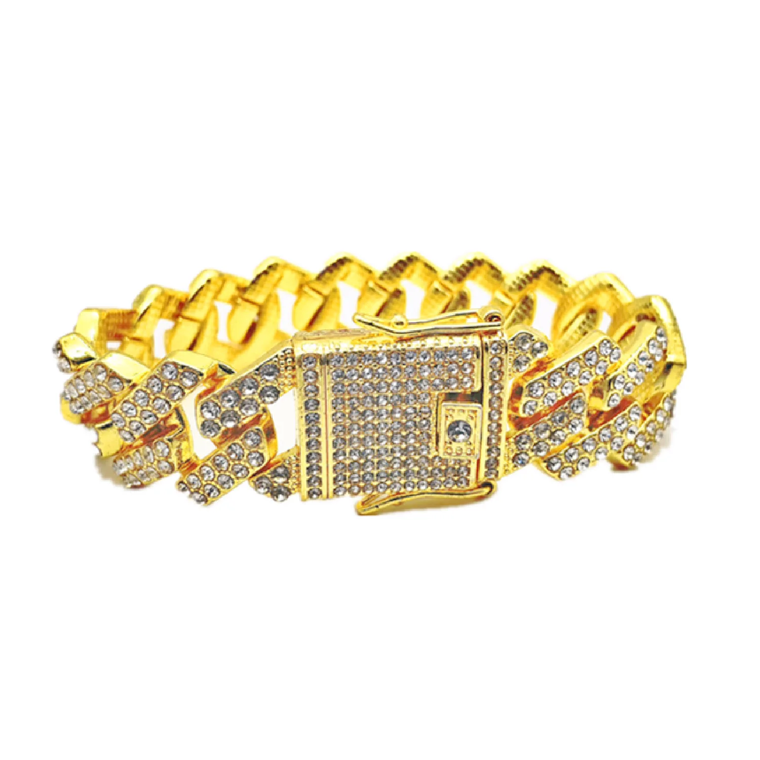 19 mm Hip Hop Iced Out Miami cuban link chain cuban link cuban necklace MOQ 1PCS