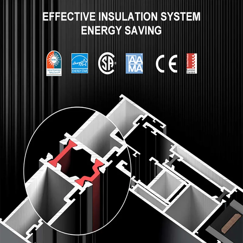 WANJIA Superior performance commercial patio glass doors aluminium lifting sliding doors smart glass sliding patio doors