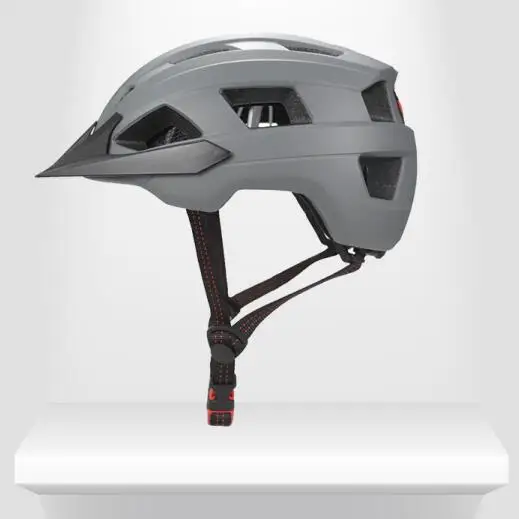 Safety helmet ultralight mountain bicycle helmet with rear LED light for adults MTB racing sporting